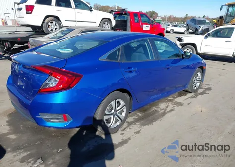 2017 Honda Civic Lx из США, поврежденный, VIN 19XFC2F54HE227906